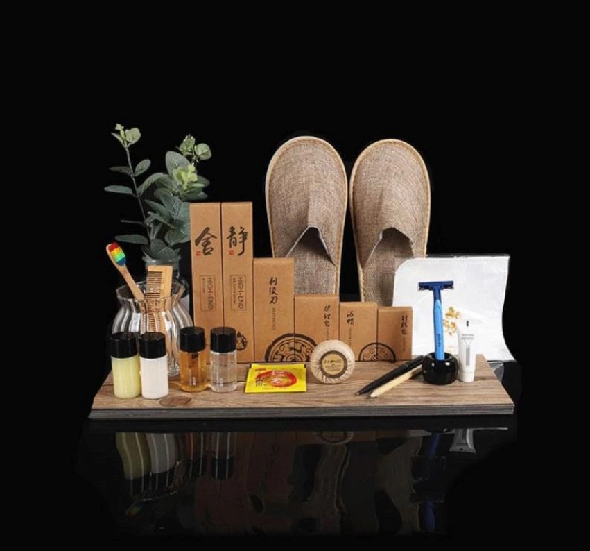Wooden Comb in Sachet with Hotel Amenities for Hotel Room
