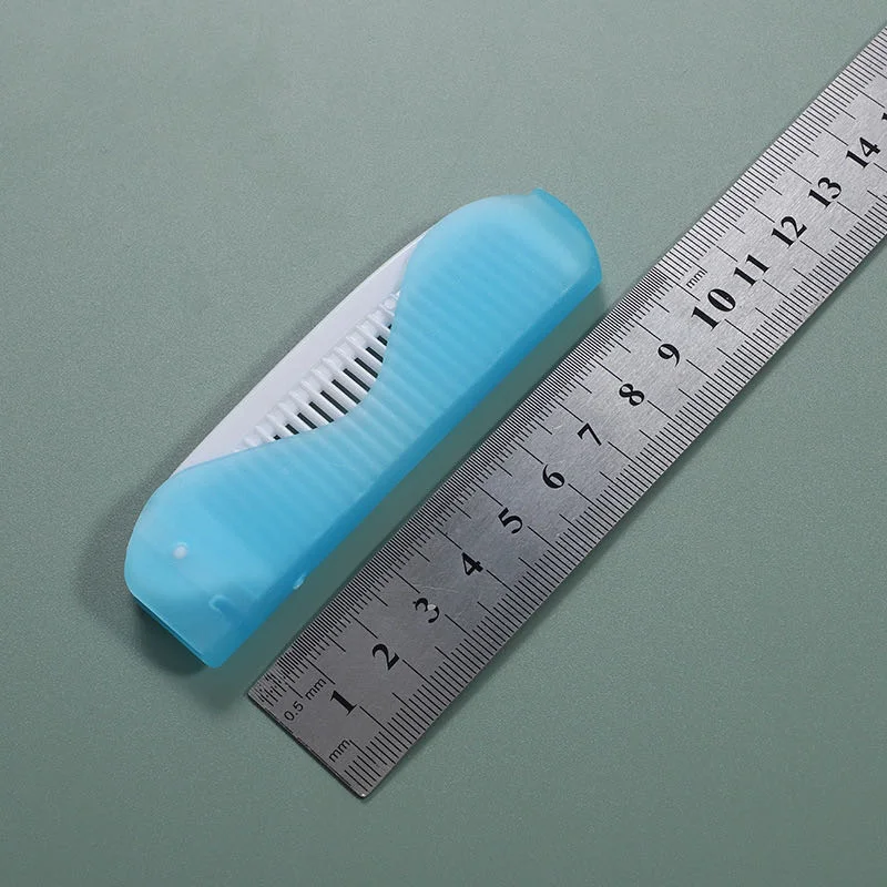 Travel Hotel Disposable Foldable Comb Custom Portable Small Folding Pocket Hair Comb with Logo